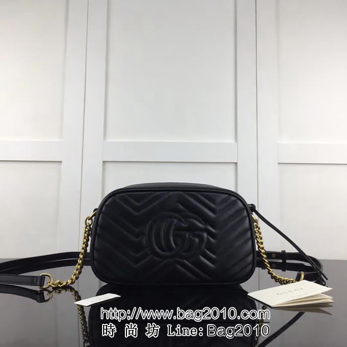 GUCCI古馳頂級原單 新款專櫃品質 實物實拍 447632克色鏈條單肩斜跨包 HY1201